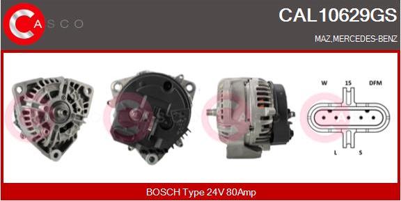 Casco CAL10629GS - Ģenerators www.autospares.lv