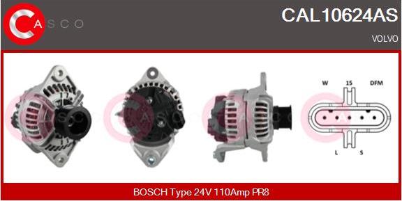 Casco CAL10624AS - Ģenerators autospares.lv