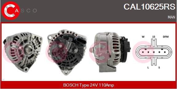 Casco CAL10625RS - Ģenerators www.autospares.lv