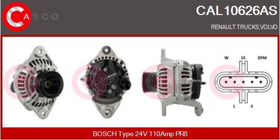 Casco CAL10626AS - Ģenerators autospares.lv