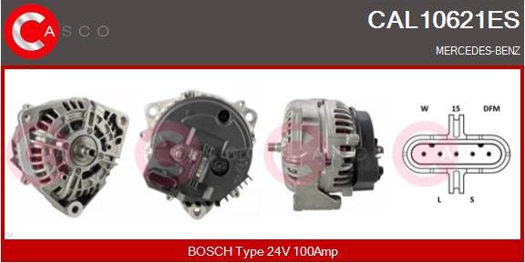 Casco CAL10621ES - Ģenerators www.autospares.lv