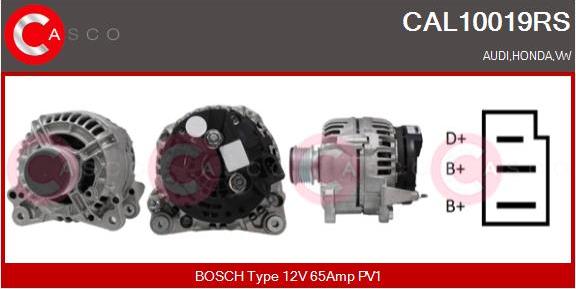 Casco CAL10019RS - Alternator www.autospares.lv