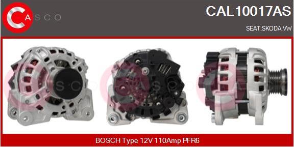 Casco CAL10017AS - Alternator www.autospares.lv