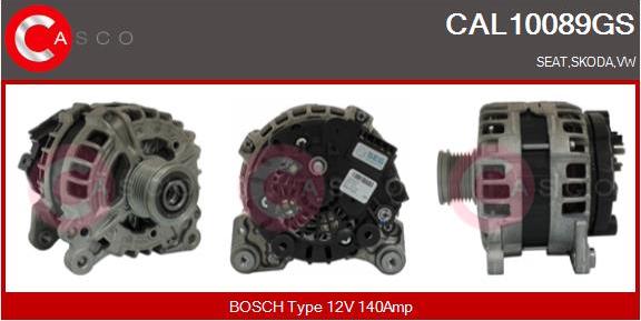 Casco CAL10089GS - Alternator www.autospares.lv