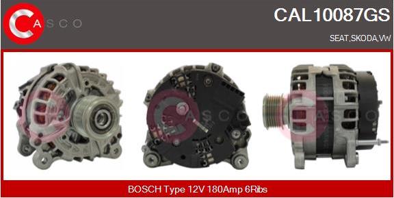 Casco CAL10087GS - Alternator www.autospares.lv