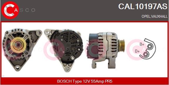 Casco CAL10197AS - Alternator www.autospares.lv