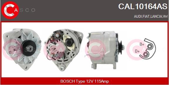 Casco CAL10164AS - Генератор www.autospares.lv