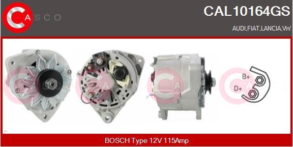 Casco CAL10164GS - Генератор www.autospares.lv