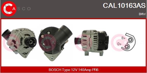 Casco CAL10163AS - Alternator www.autospares.lv