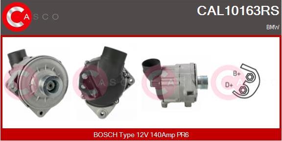 Casco CAL10163RS - Alternator www.autospares.lv