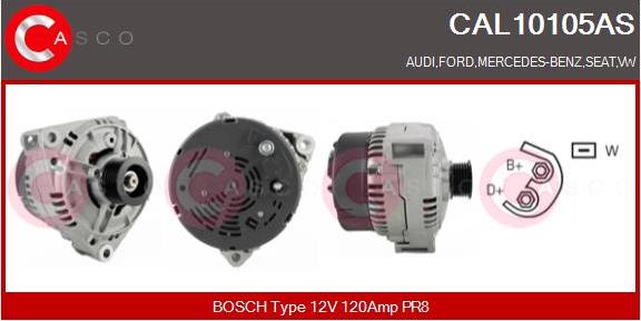 Casco CAL10105AS - Ģenerators autospares.lv