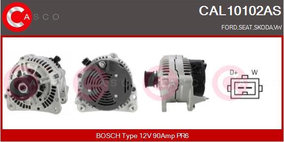 Casco CAL10102AS - Alternator www.autospares.lv