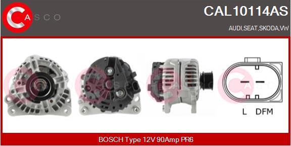 Casco CAL10114AS - Alternator www.autospares.lv