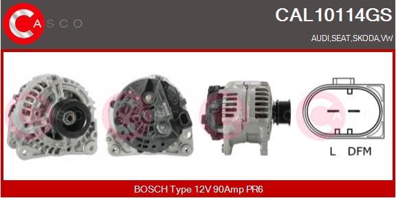 Casco CAL10114GS - Alternator www.autospares.lv