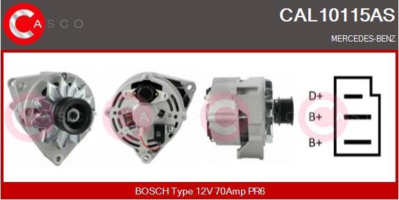 Casco CAL10115AS - Ģenerators autospares.lv