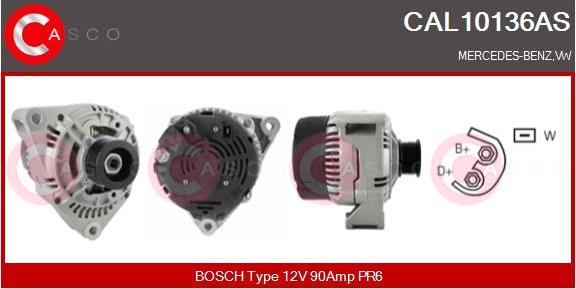 Casco CAL10136AS - Alternator www.autospares.lv