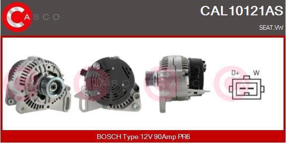 Casco CAL10121AS - Alternator www.autospares.lv