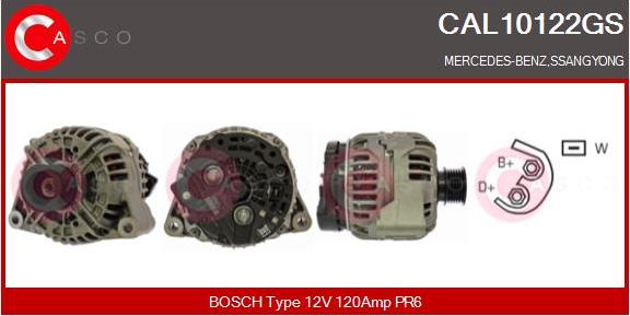 Casco CAL10122GS - Генератор www.autospares.lv