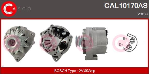 Casco CAL10170AS - Alternator www.autospares.lv