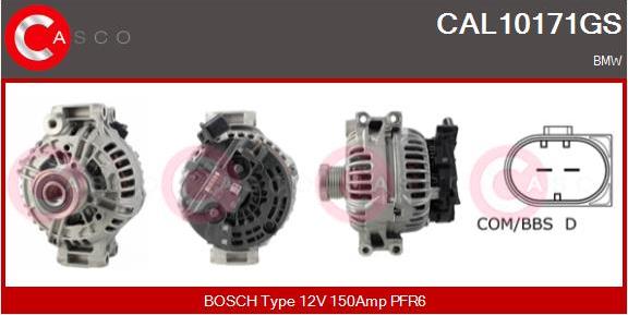 Casco CAL10171GS - Alternator www.autospares.lv