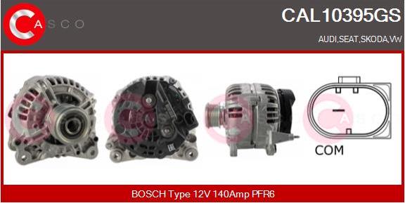 Casco CAL10395GS - Alternator www.autospares.lv