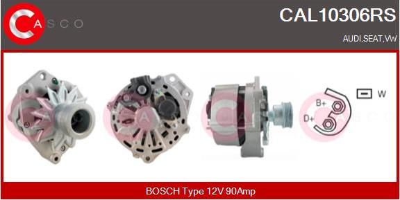 Casco CAL10306RS - Alternator www.autospares.lv