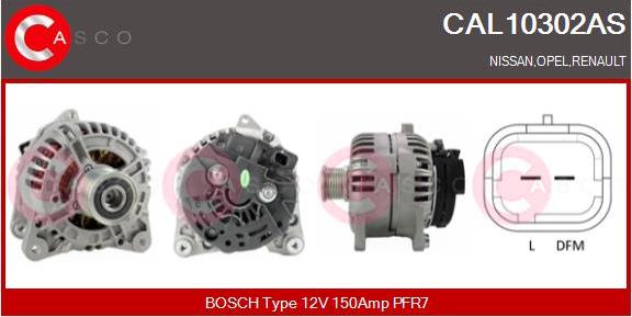 Casco CAL10302AS - Ģenerators autospares.lv