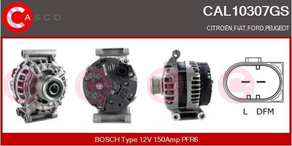 Casco CAL10307GS - Alternator www.autospares.lv