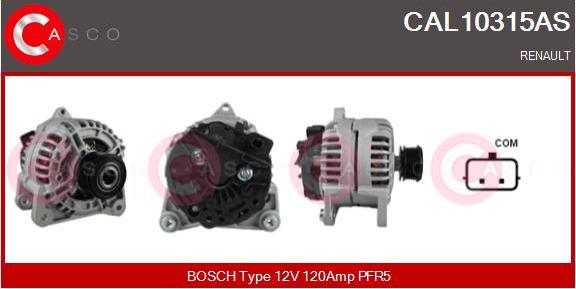 Casco CAL10315AS - Alternator www.autospares.lv