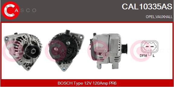 Casco CAL10335AS - Alternator www.autospares.lv