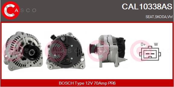 Casco CAL10338AS - Alternator www.autospares.lv