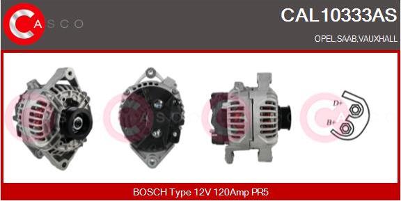 Casco CAL10333AS - Alternator www.autospares.lv