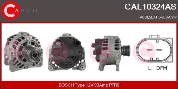 Casco CAL10324AS - Alternator www.autospares.lv