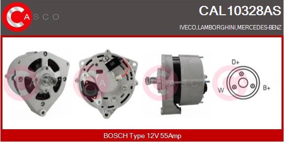 Casco CAL10328AS - Alternator www.autospares.lv