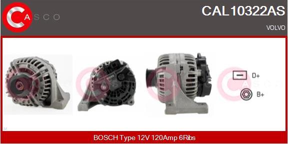 Casco CAL10322AS - Генератор www.autospares.lv