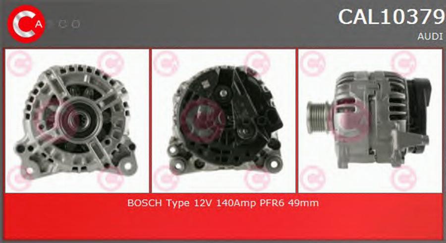 Casco CAL10379 - Alternator www.autospares.lv