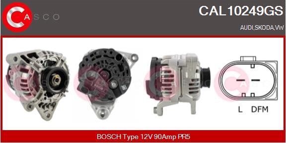 Casco CAL10249GS - Alternator www.autospares.lv