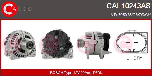 Casco CAL10243AS - Ģenerators autospares.lv