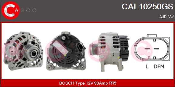 Casco CAL10250GS - Alternator www.autospares.lv