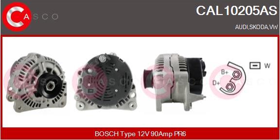 Casco CAL10205AS - Alternator www.autospares.lv