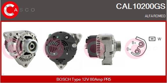 Casco CAL10200GS - Alternator www.autospares.lv