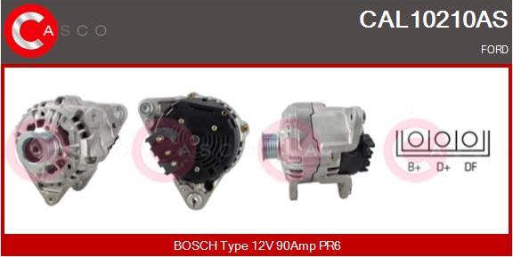 Casco CAL10210AS - Alternator www.autospares.lv