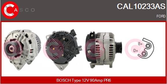 Casco CAL10233AS - Alternator www.autospares.lv