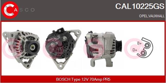 Casco CAL10225GS - Alternator www.autospares.lv