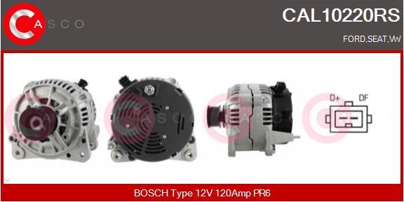 Casco CAL10220RS - Alternator www.autospares.lv