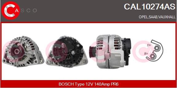 Casco CAL10274AS - Ģenerators autospares.lv