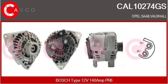 Casco CAL10274GS - Ģenerators autospares.lv