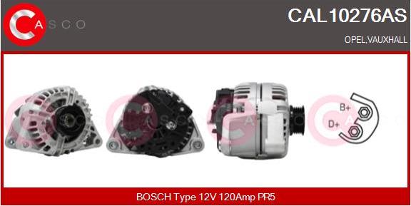 Casco CAL10276AS - Ģenerators www.autospares.lv