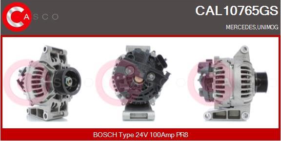 Casco CAL10765GS - Alternator www.autospares.lv