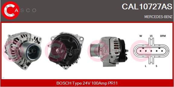 Casco CAL10727AS - Ģenerators www.autospares.lv